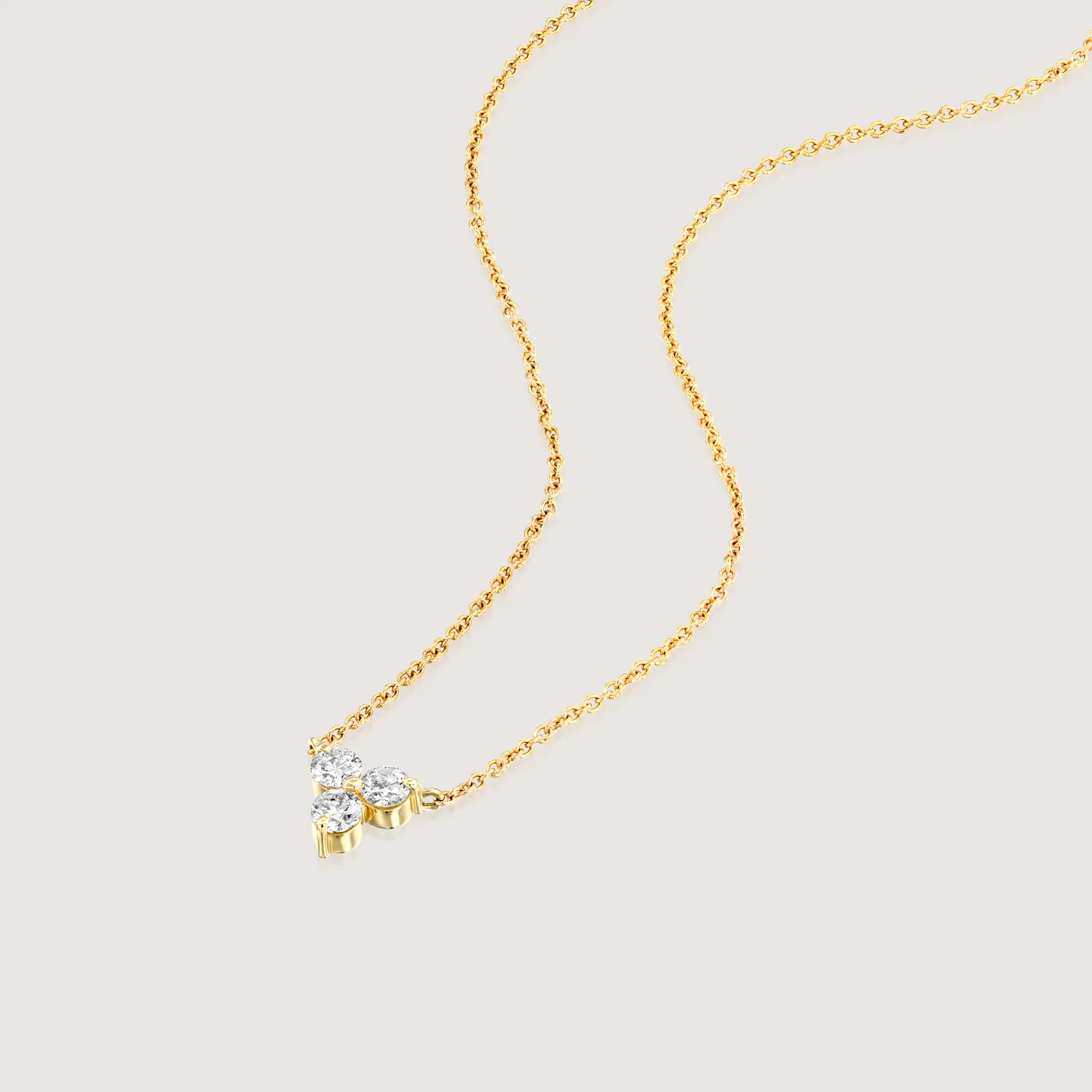 Grace Necklace White Diamonds