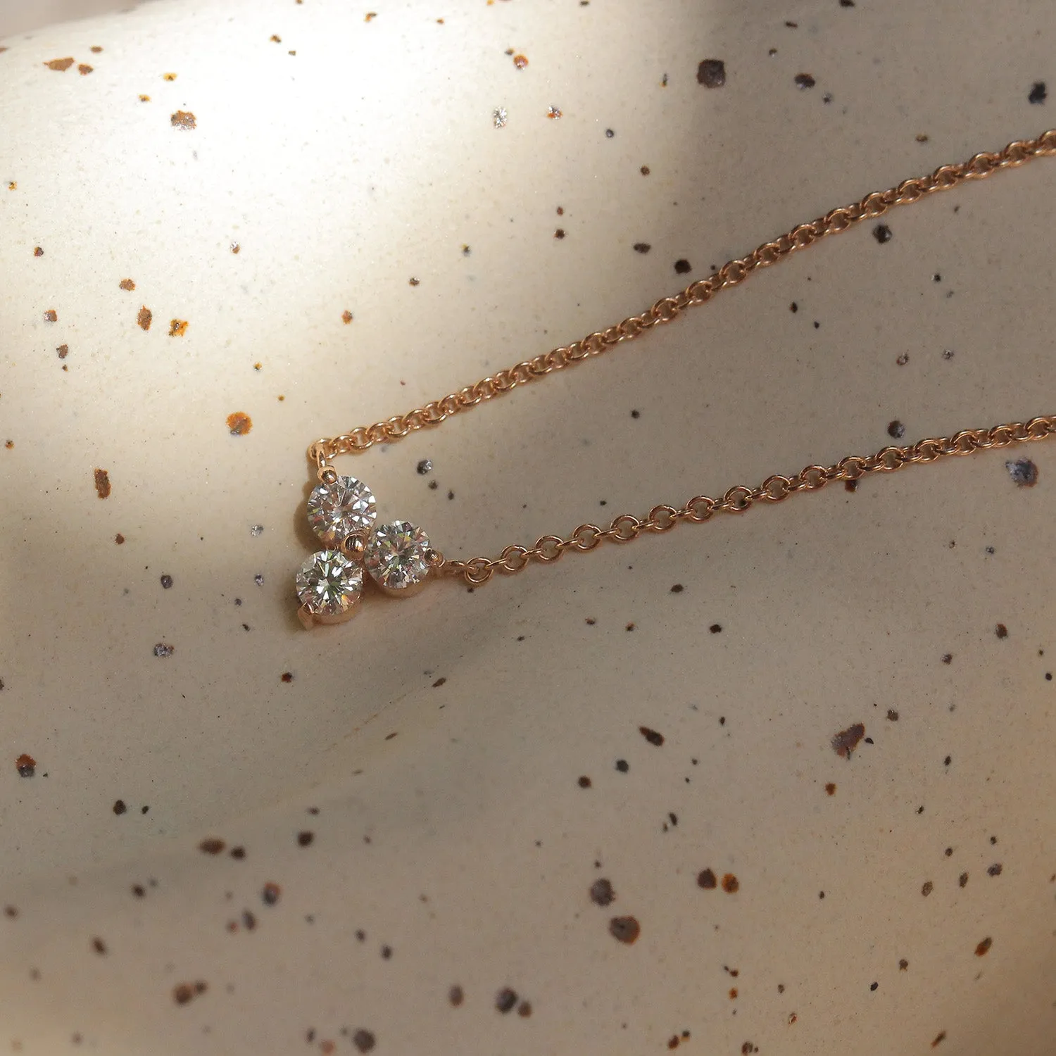 Grace Necklace White Diamonds
