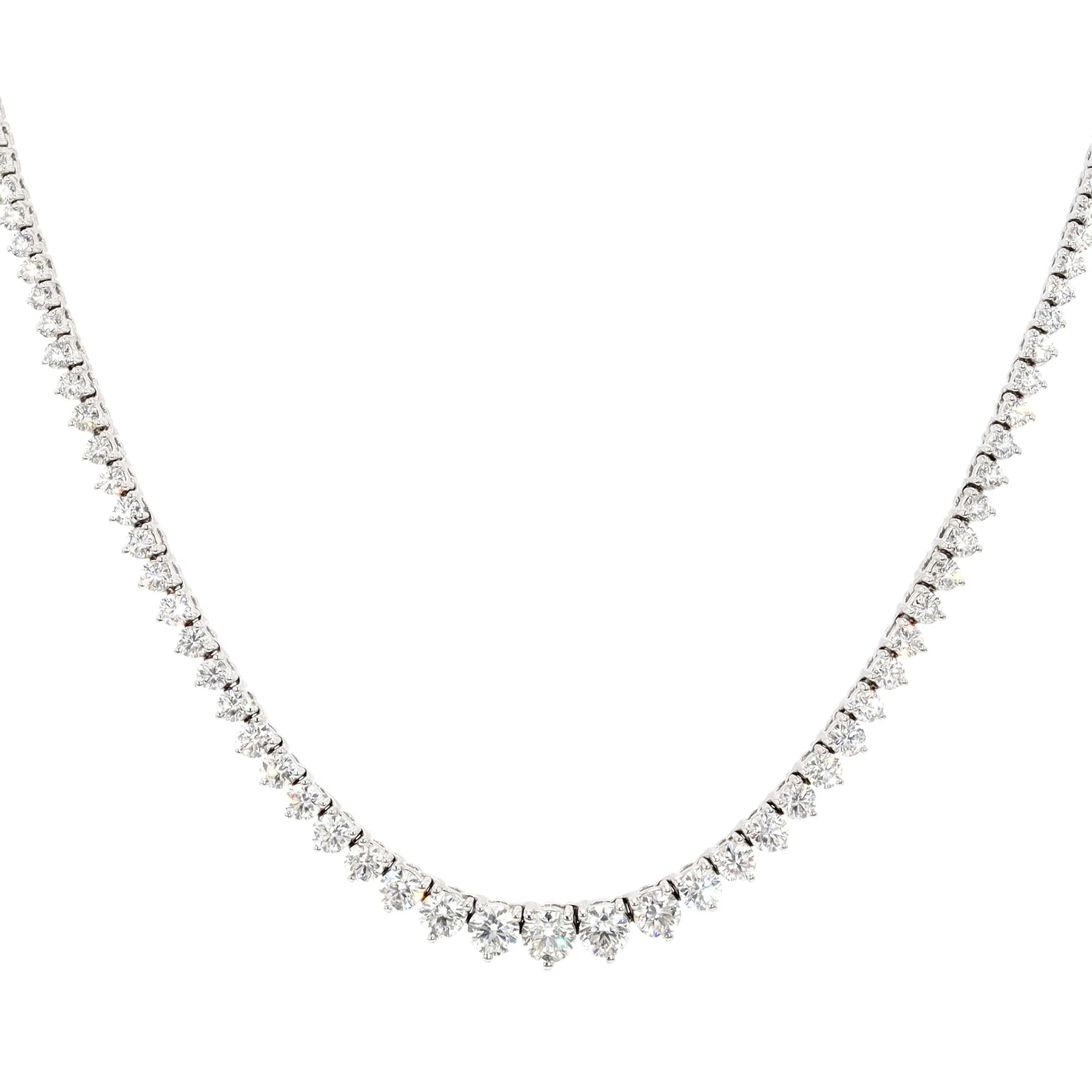 Graduated Diamond Riviera Necklace