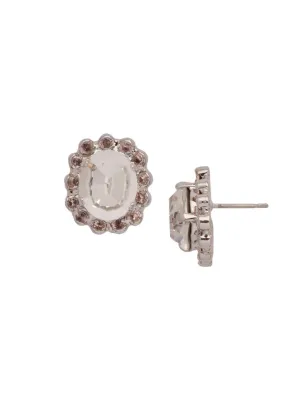 Grayson Round Stud Earrings