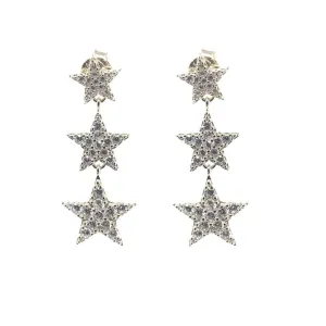 Icandirocks Little Lights Earrings in Silver