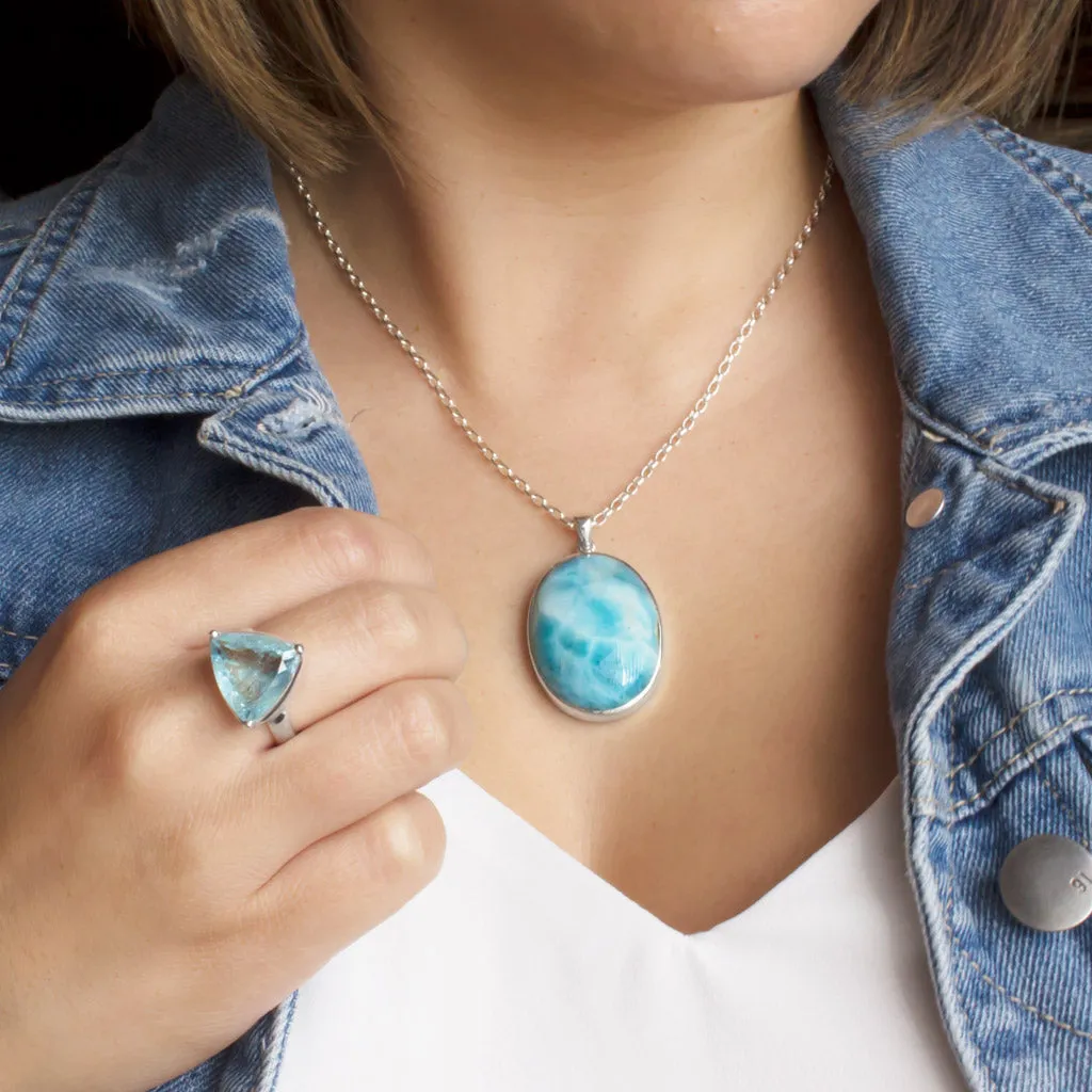 Larimar Necklace