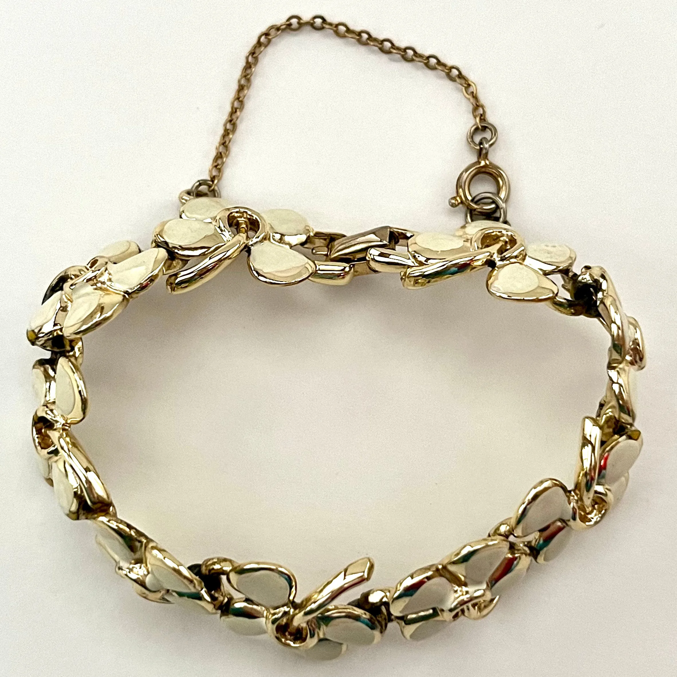Late 50s/ Early 60s Coro Enamel Flower Bracelet