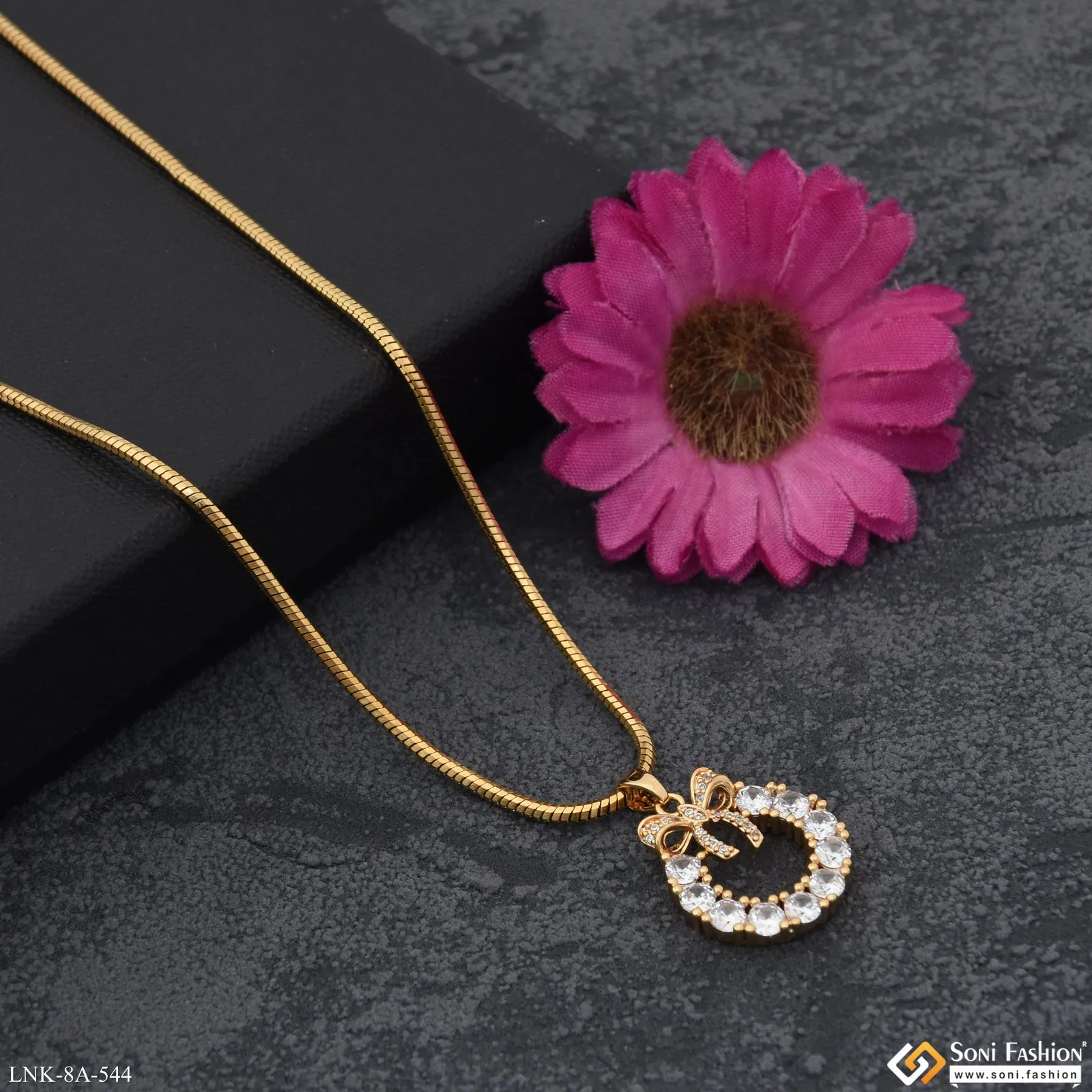 Latest Design Gold Plated Chain Pendant for Ladies - Style A544