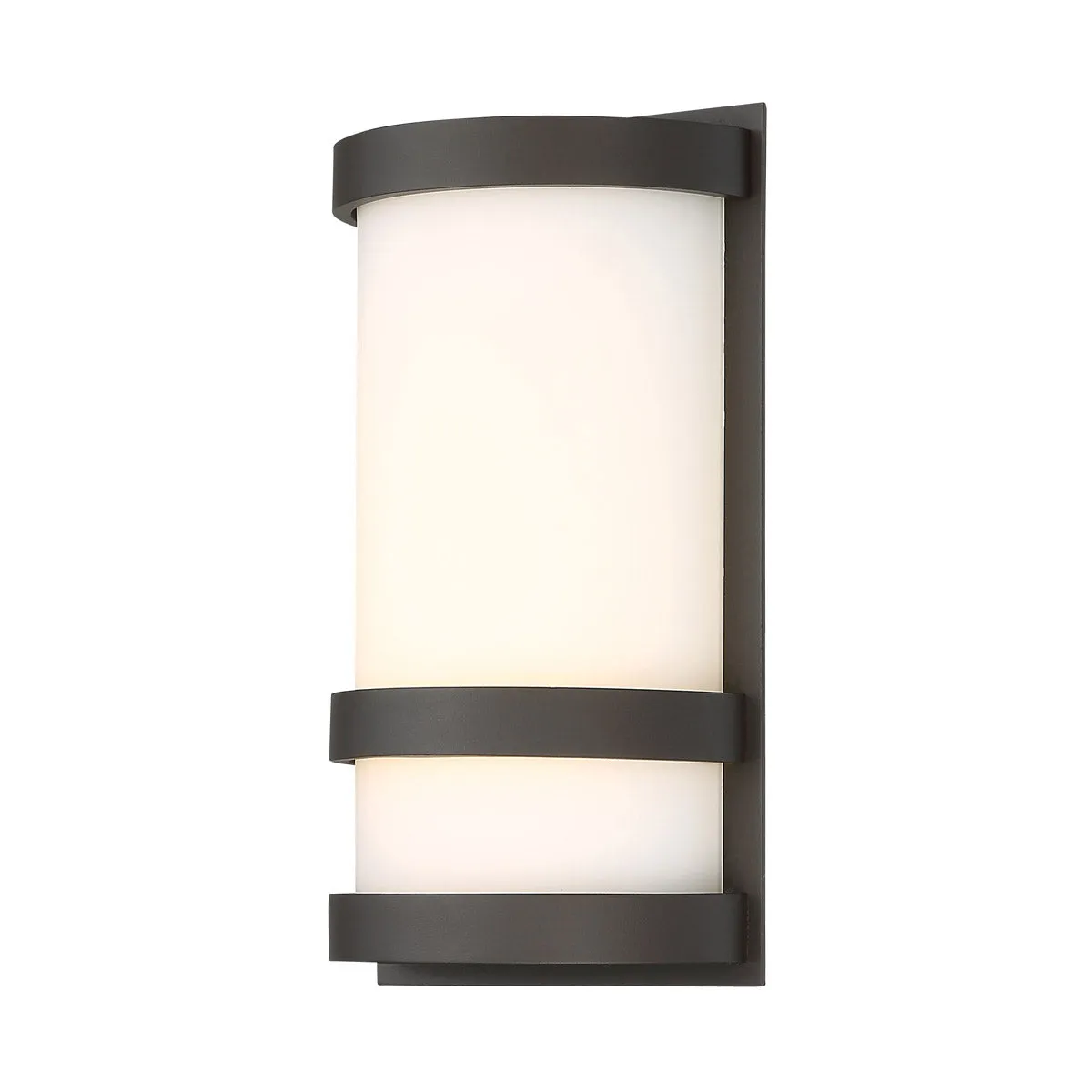 Latitude 10 in. LED Outdoor Wall Sconce 3000K Bronze