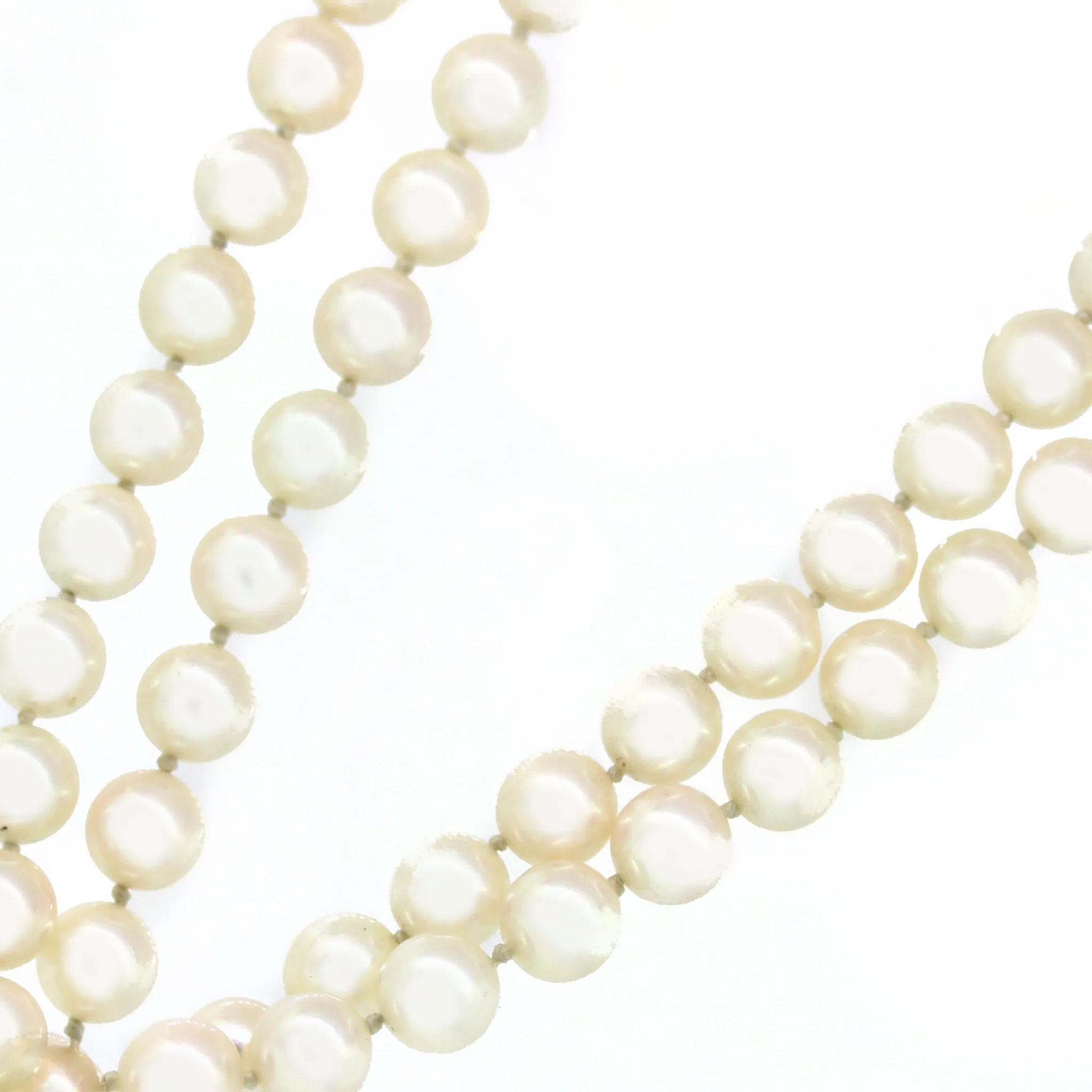 Long Cultured Pearl Necklace 24-Inches