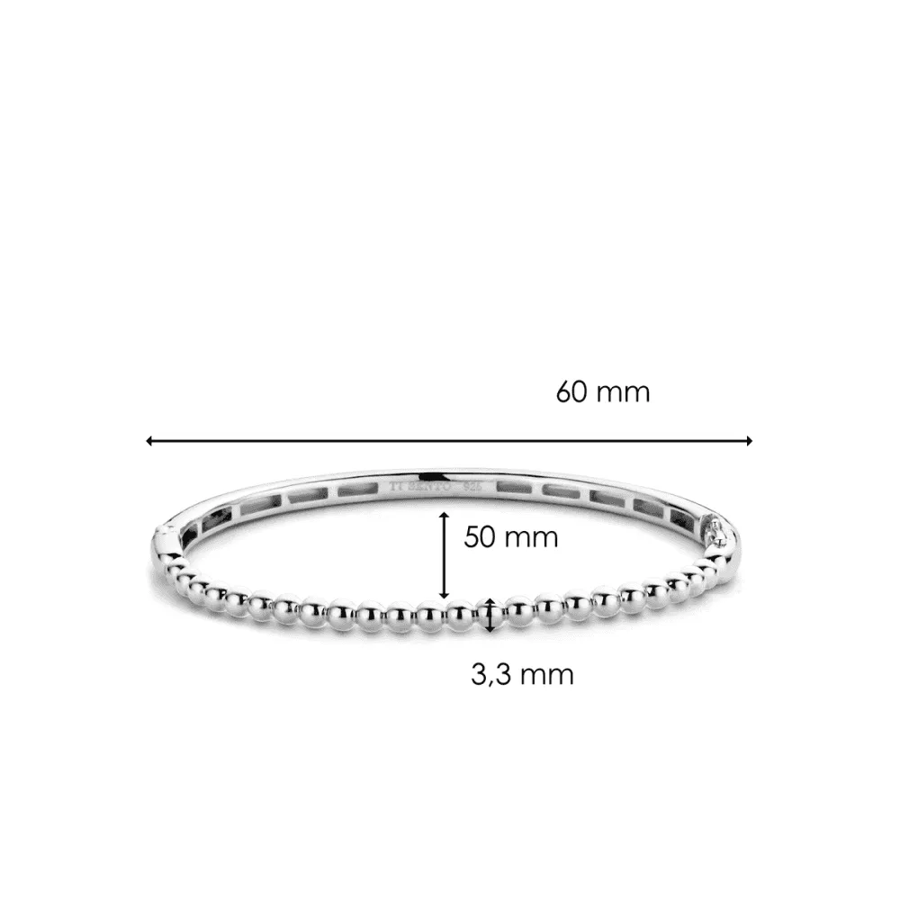 Milano Bubble Bangle - Silver - 2944SI