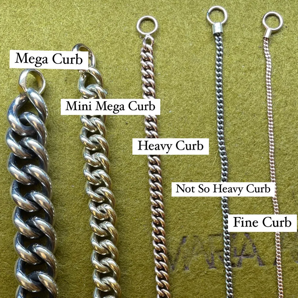 MiniMega Curb Half and Half Bracelet