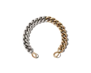 MiniMega Curb Half and Half Bracelet