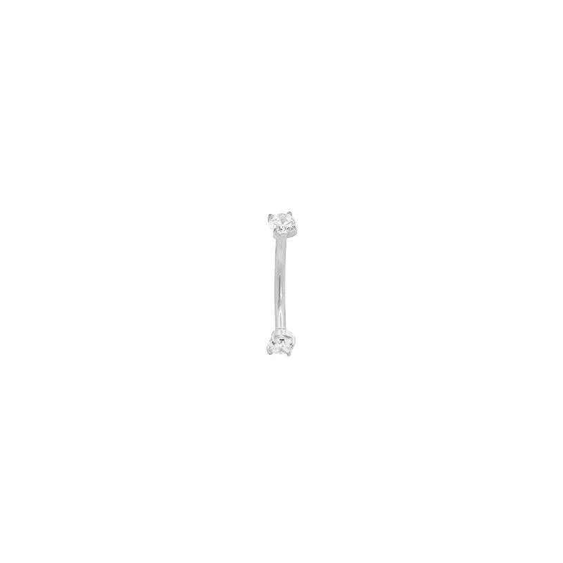 Moorae CZ Curved Barbell