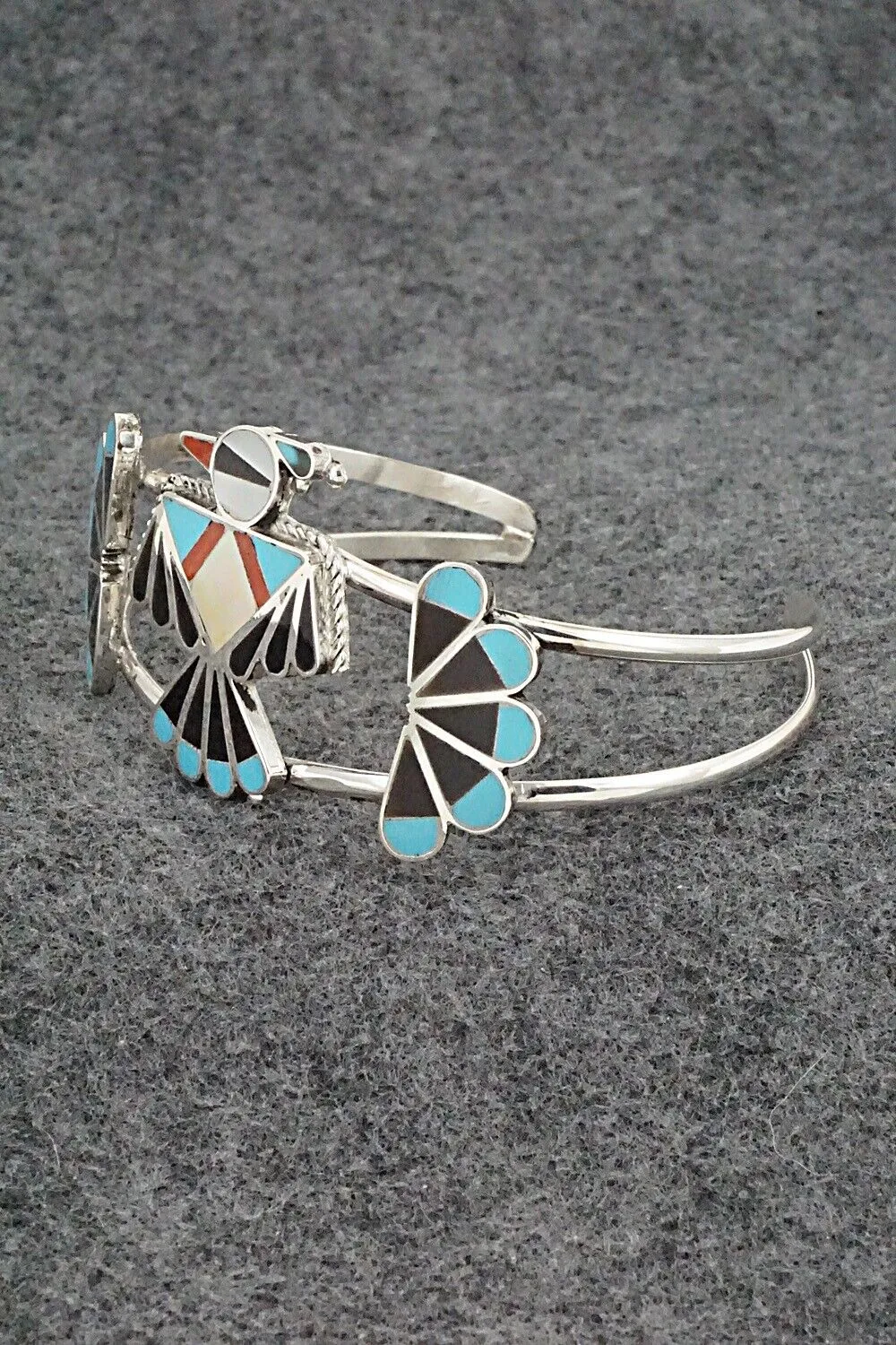 Multi-Stone & Sterling Silver Bracelet - Adrian Wallace