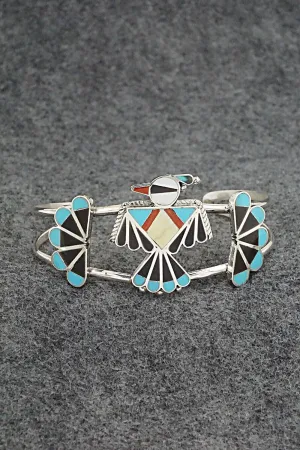 Multi-Stone & Sterling Silver Bracelet - Adrian Wallace