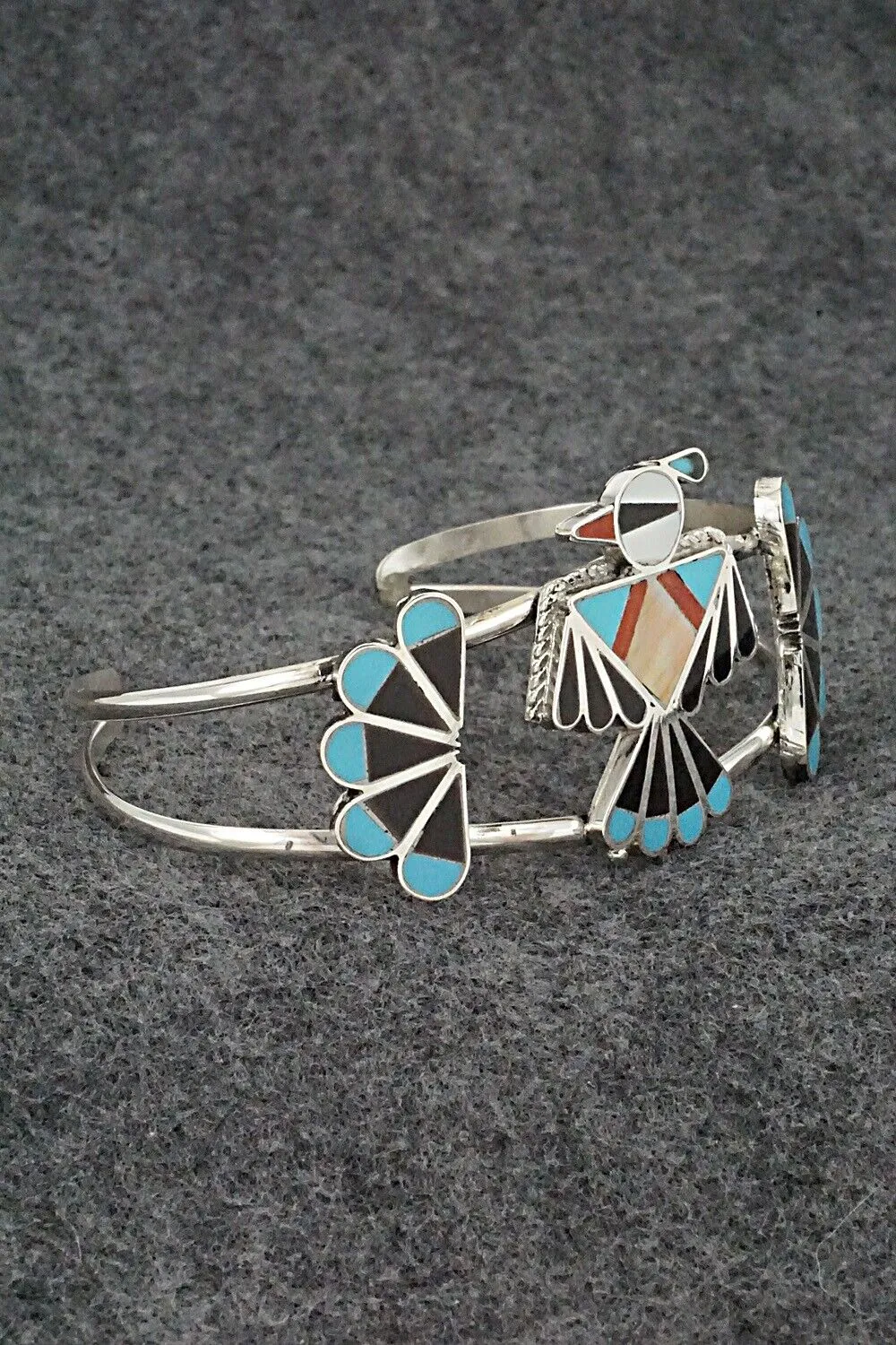 Multi-Stone & Sterling Silver Bracelet - Adrian Wallace