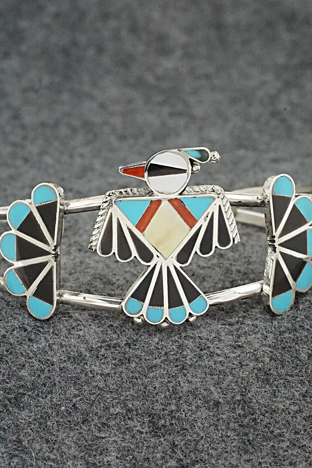 Multi-Stone & Sterling Silver Bracelet - Adrian Wallace