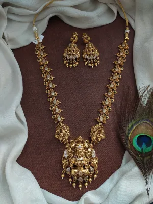 Mystical Nagas 3D Work Zircon Long Haram Set