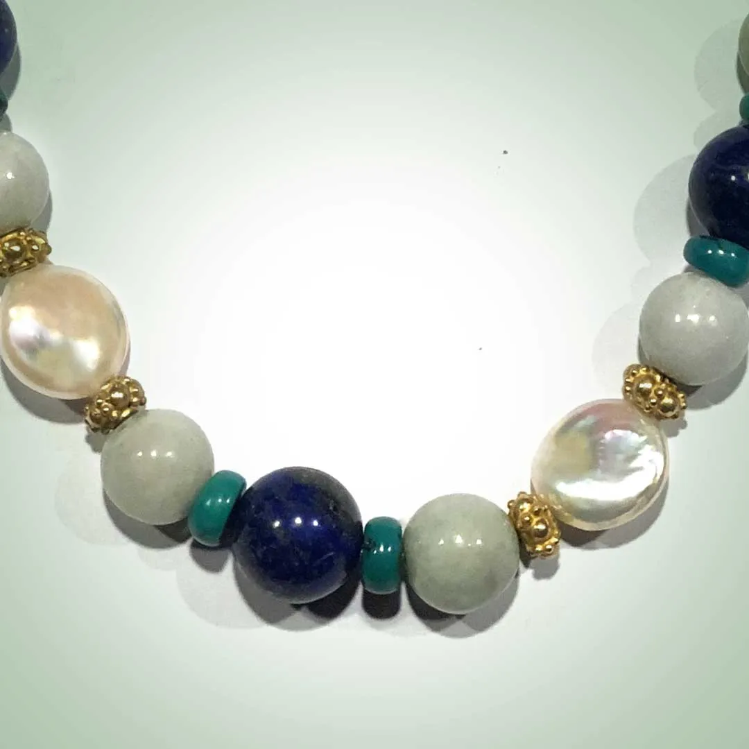 Navy Necklace