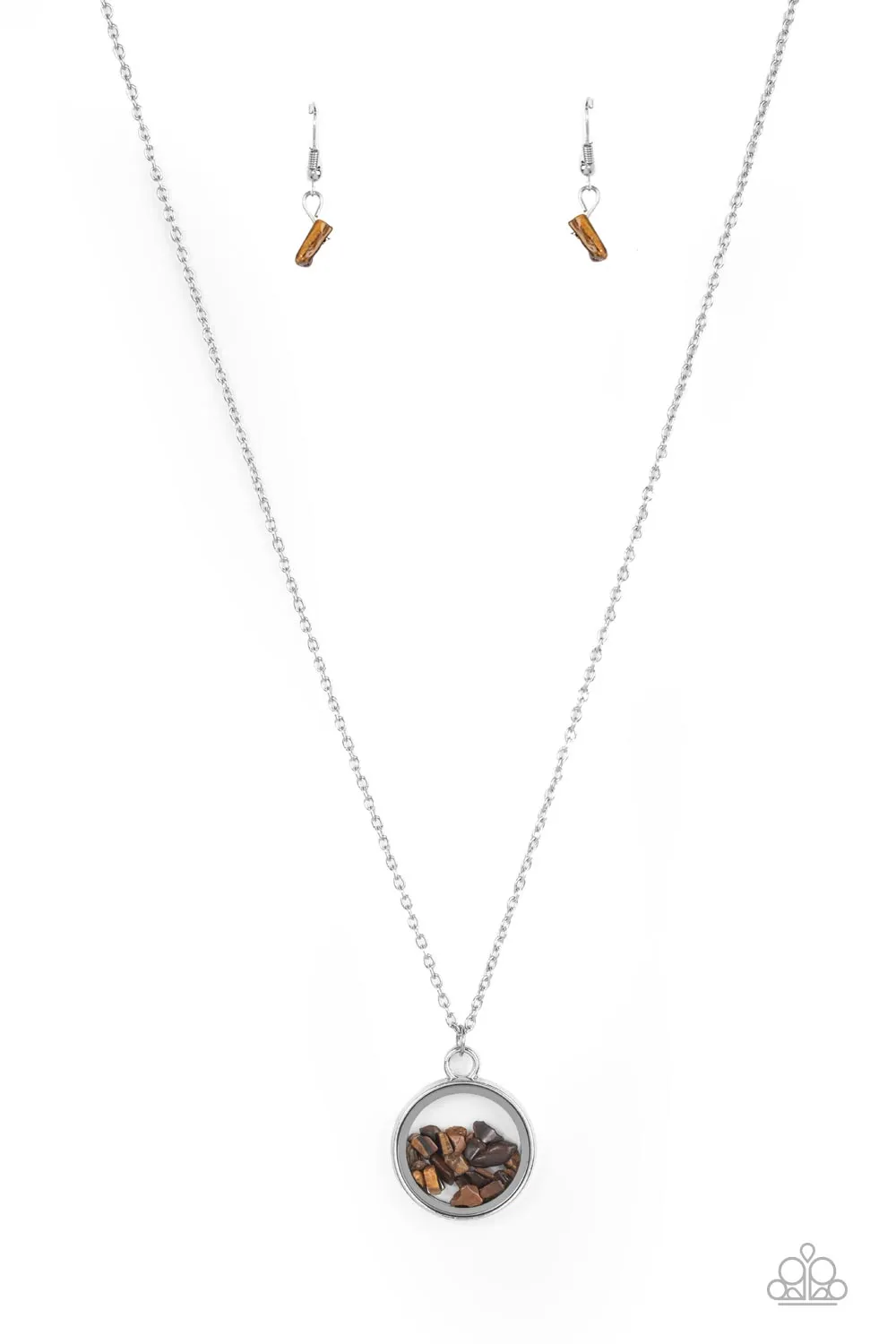 Necklaces Gemstone Guru - Brown N2412