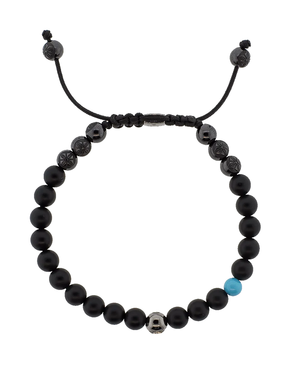 Onyx And Turquoise Bracelet