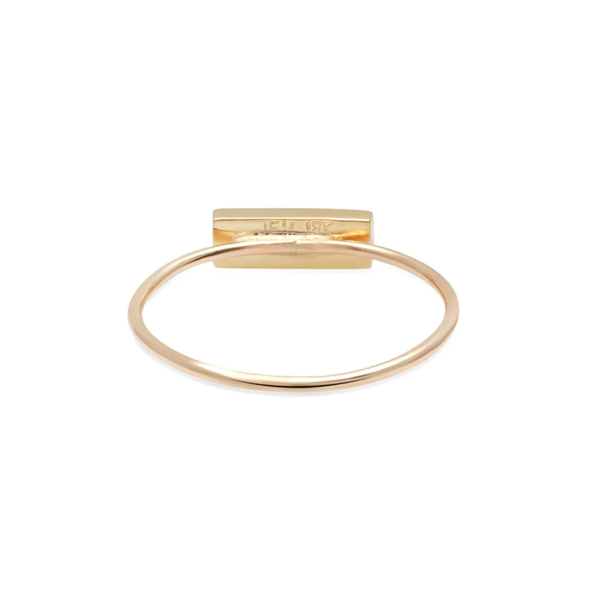 Opal Inlay Bar Ring