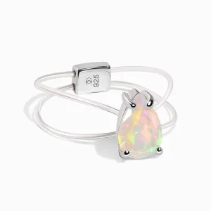 Opal Ring Floating Sway - October Birthstone