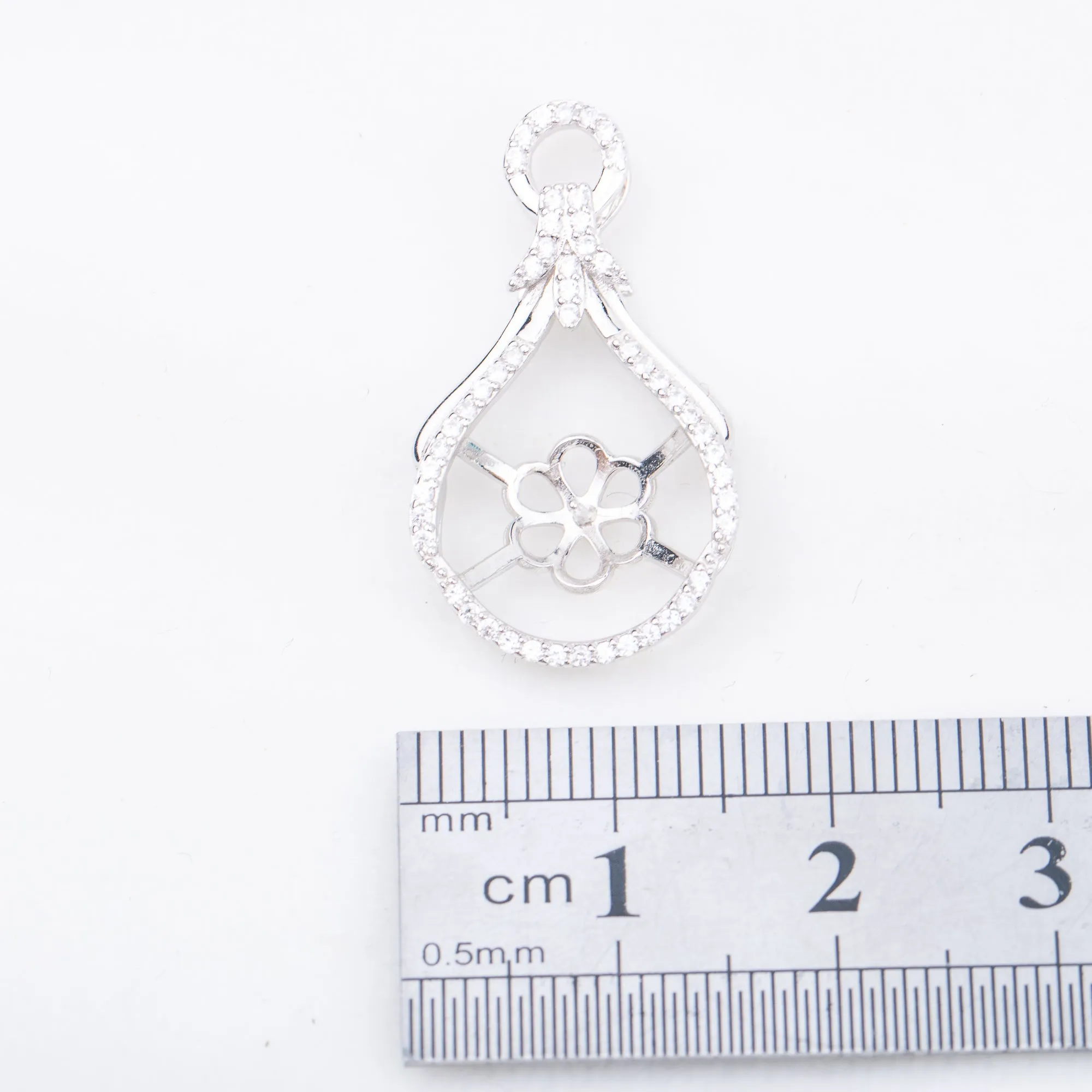 P010910  DIY 7-9mm Natural Freshwater pearl pendant accessory 925 sterling silver engagement jewelry necklace for women