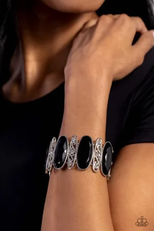 Paparazzi Bracelet ~ Saturated Sparkle - Black