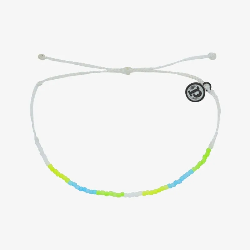 Pura Vida Neon Ombre Seed Bead Bracelet In Cool
