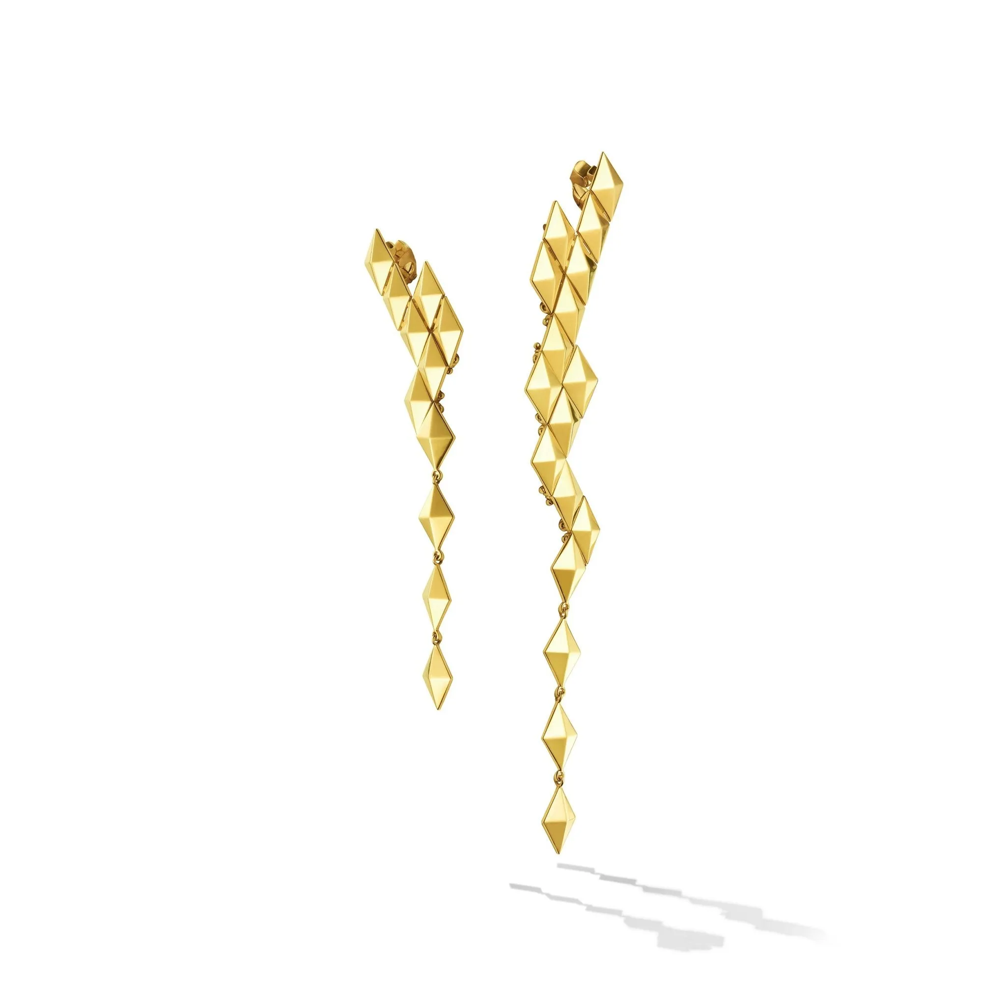 PYTHON Clip-On Asymmetrical Climber Earrings