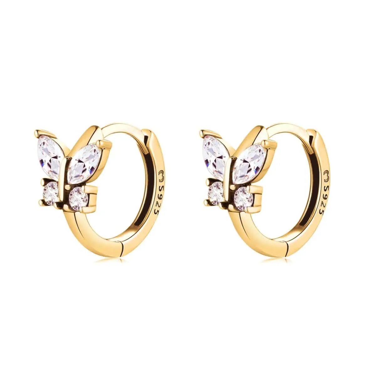 "Crystal Butterfly" Earrings
