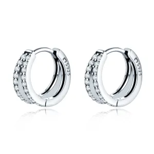 "Luminous Hoop Rings" Earrings