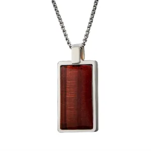 Red Tiger Eye Shift Necklace