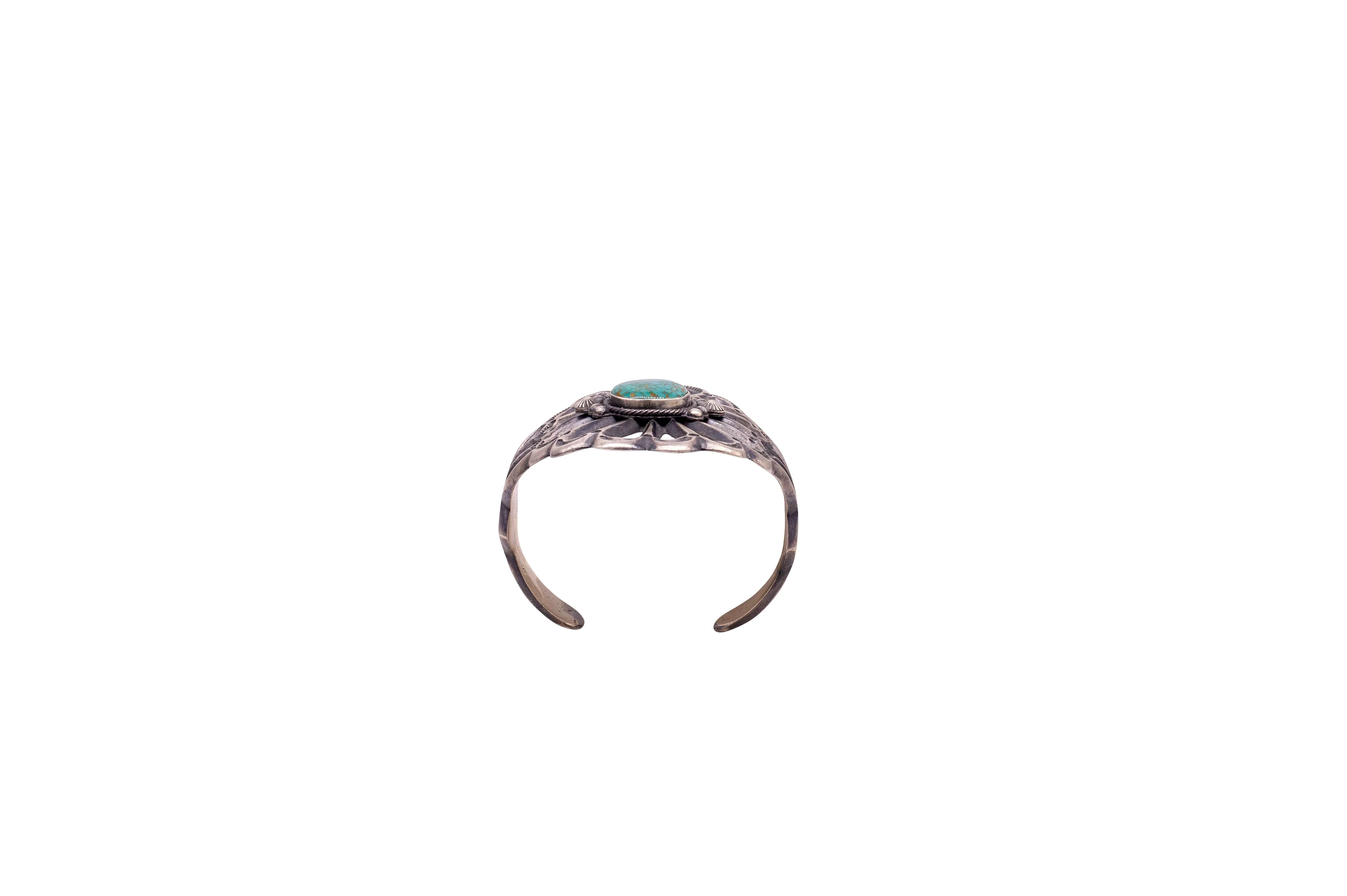 Royston Nevada Turquoise Sand Cast Cuff | H. Bifs