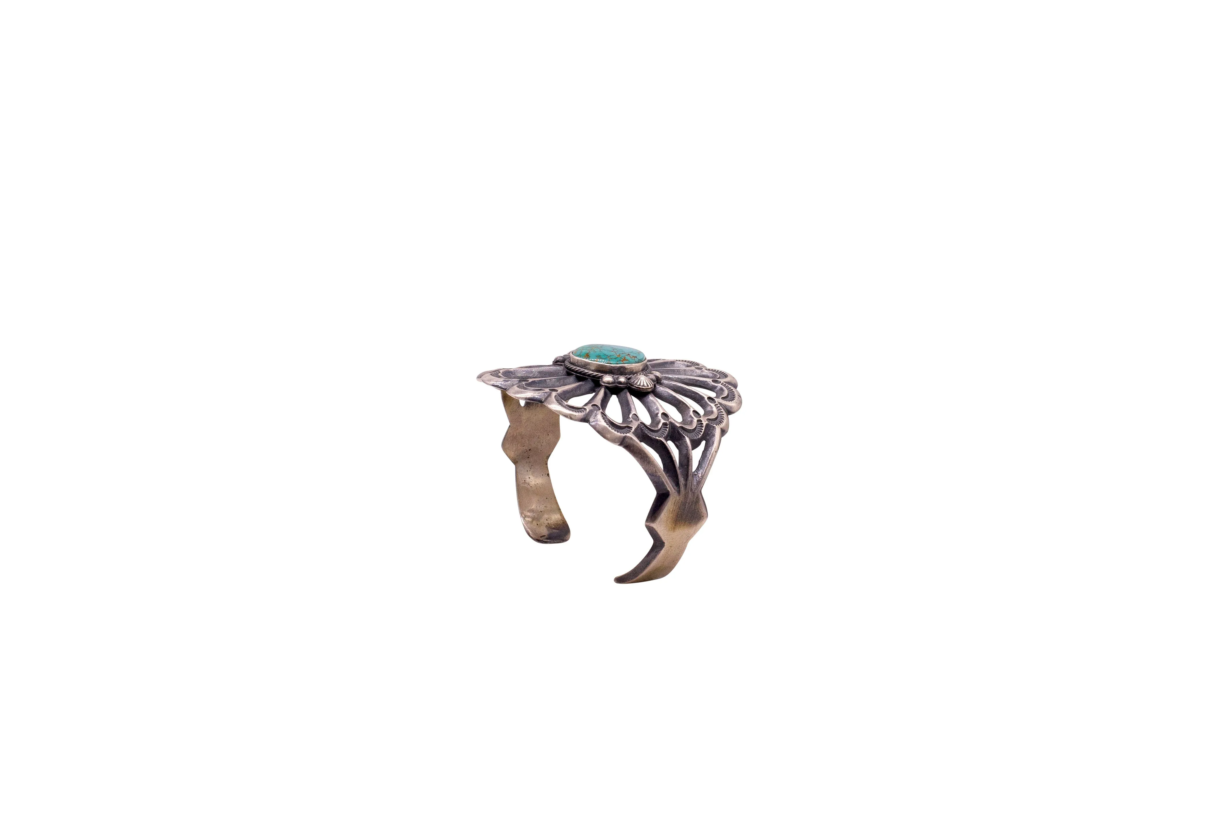 Royston Nevada Turquoise Sand Cast Cuff | H. Bifs