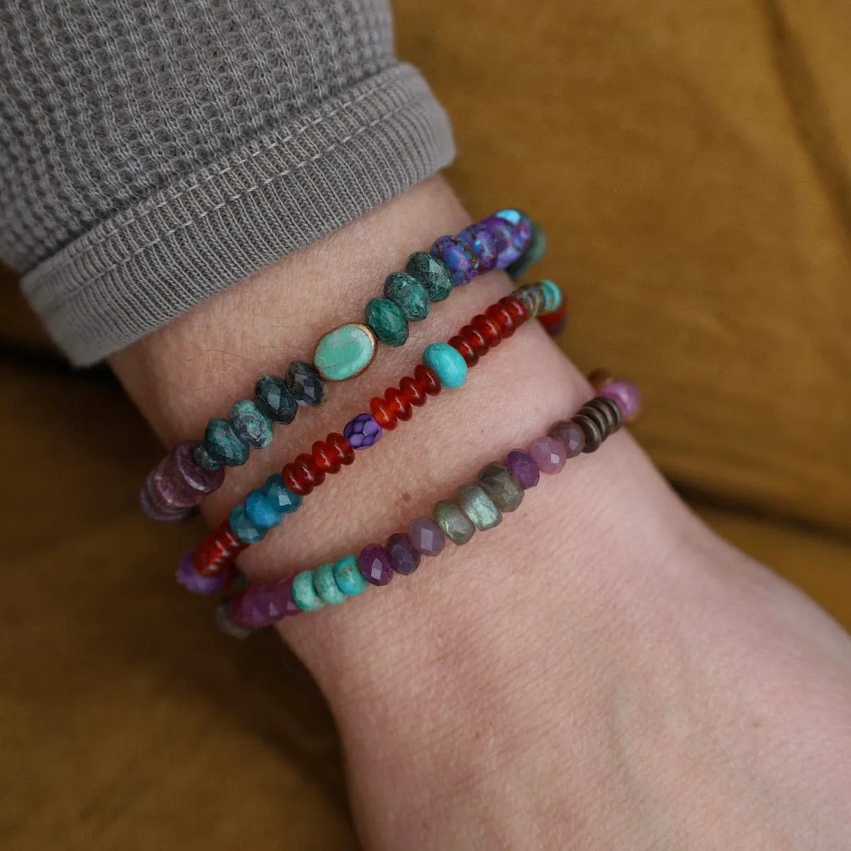 Ruby Multi-Color Stretch Bracelet