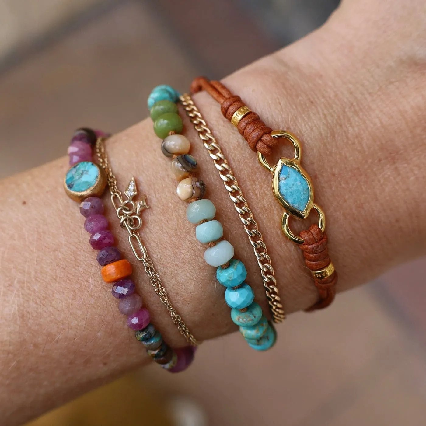 Ruby Multi-Color Stretch Bracelet