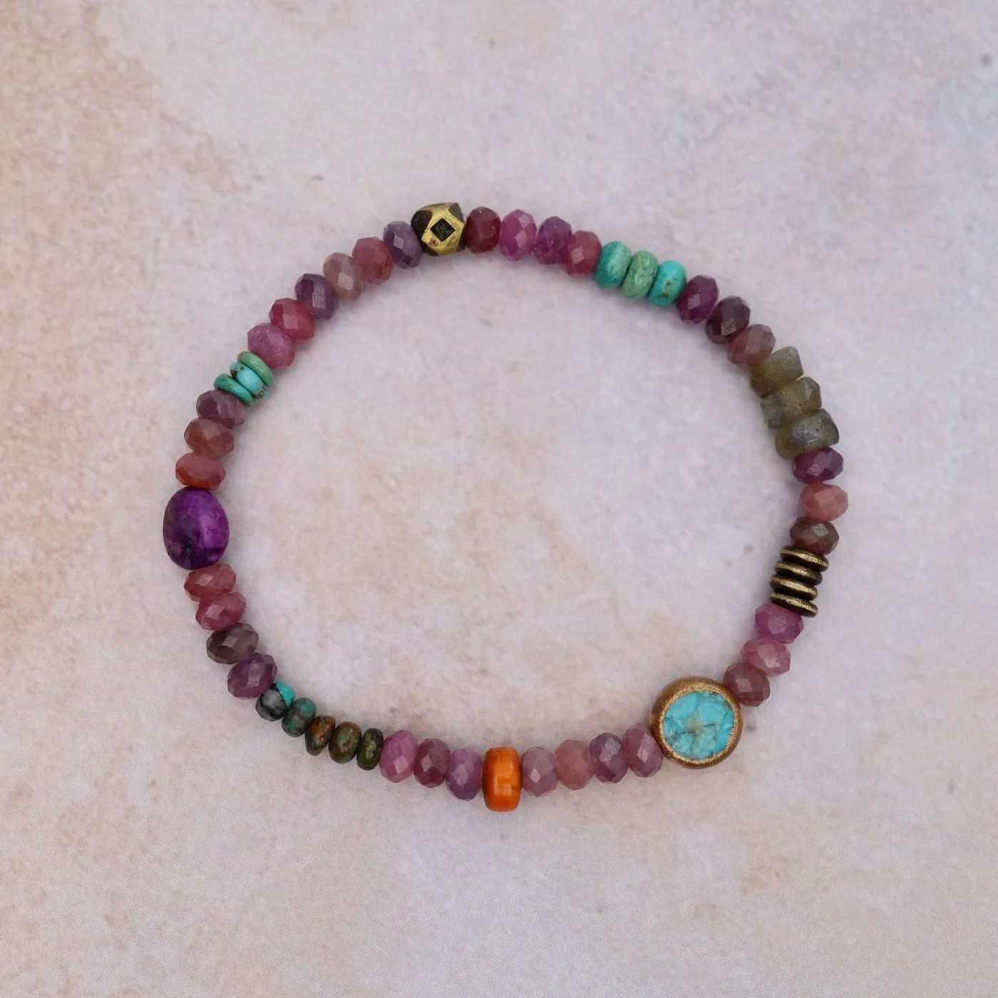 Ruby Multi-Color Stretch Bracelet