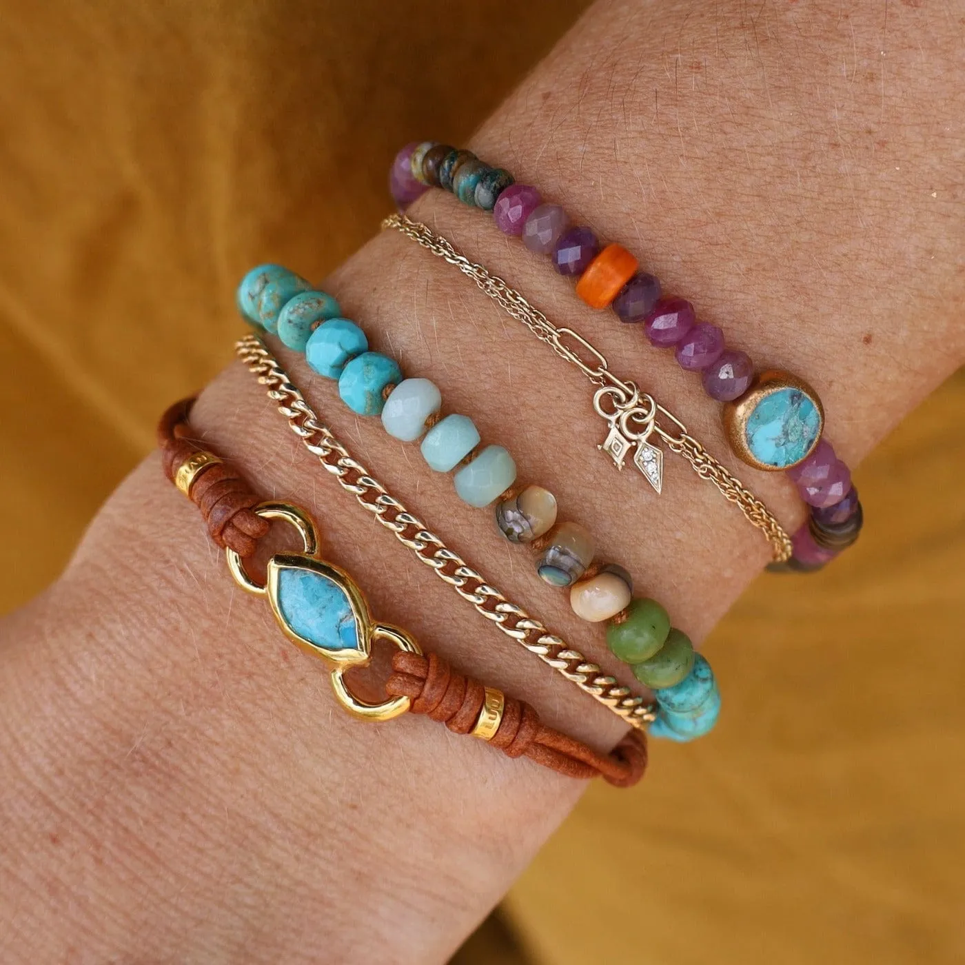 Ruby Multi-Color Stretch Bracelet