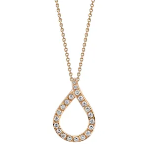 Scallop Pear Pendant