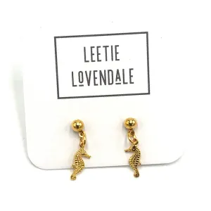 Seahorse Drop Deadstock Earrings