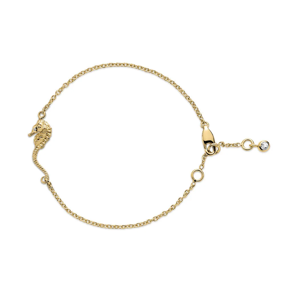 Seahorse Treasure Bracelet in 18ct Gold