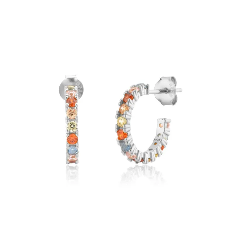 Set of Exceptional Rainbow Zircon Jewelry Collection