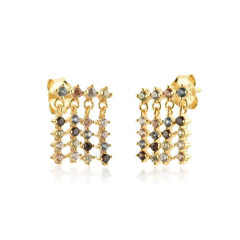 Set of Exceptional Rainbow Zircon Jewelry Collection