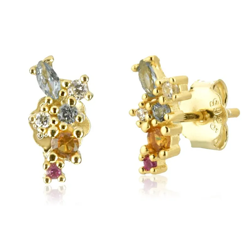 Set of Exceptional Rainbow Zircon Jewelry Collection