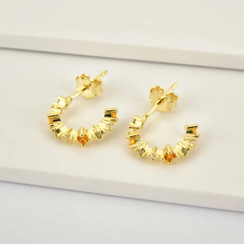 Set of Exceptional Rainbow Zircon Jewelry Collection