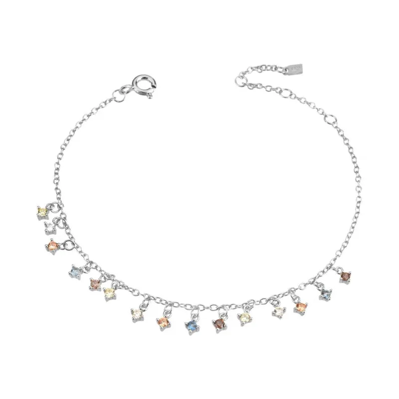 Set of Exceptional Rainbow Zircon Jewelry Collection