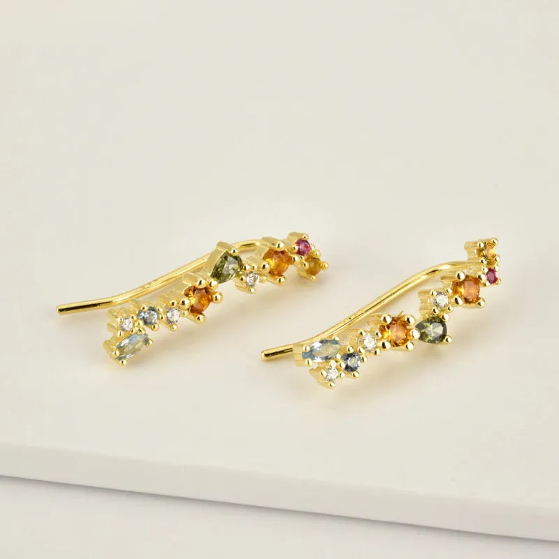 Set of Exceptional Rainbow Zircon Jewelry Collection