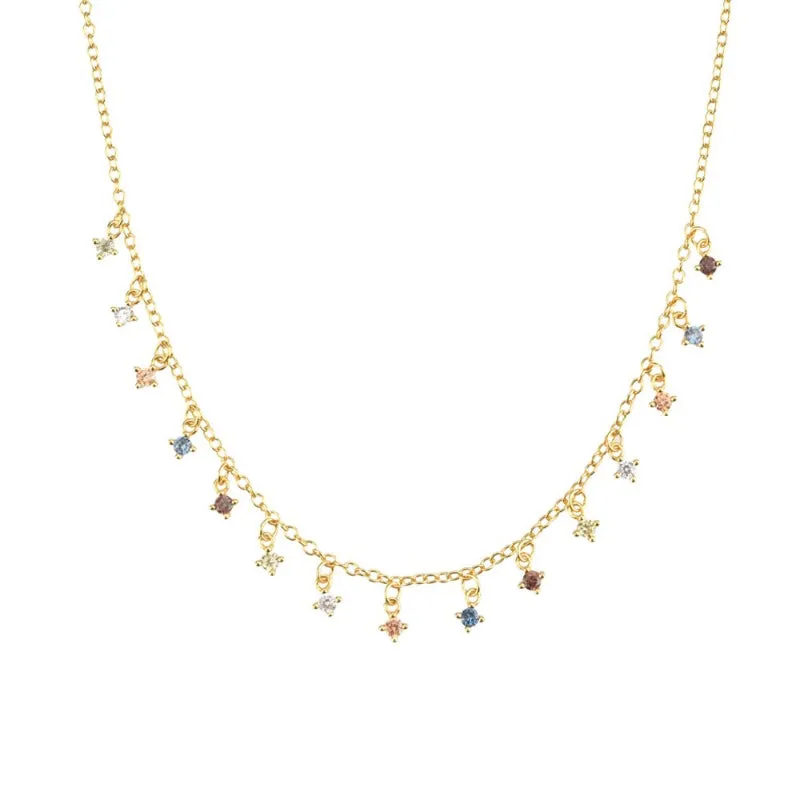 Set of Exceptional Rainbow Zircon Jewelry Collection