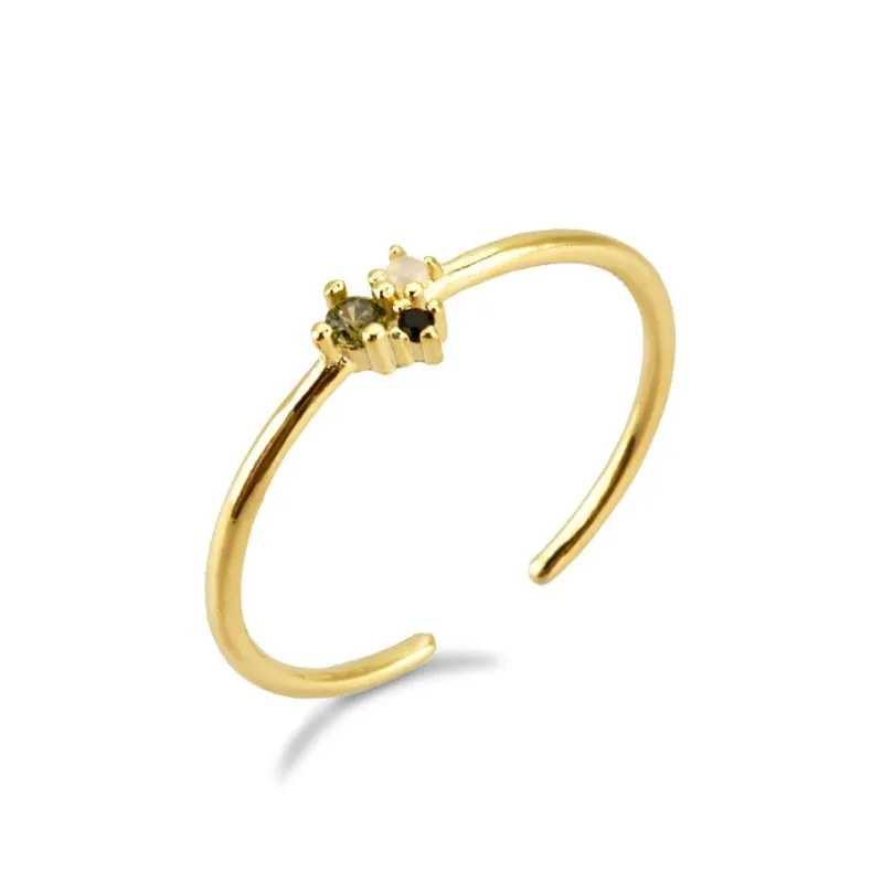 Set of Exceptional Rainbow Zircon Jewelry Collection