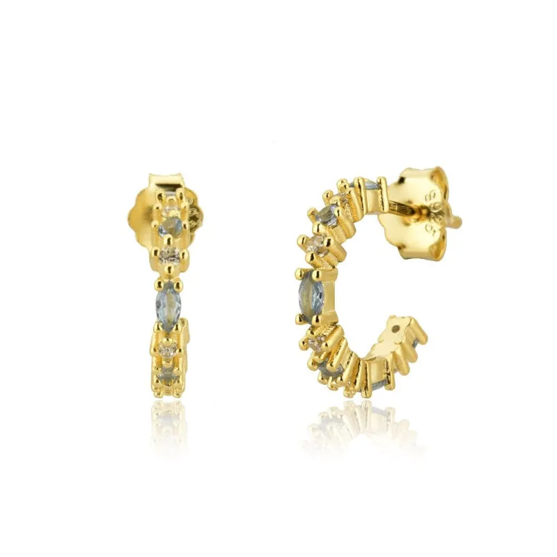 Set of Exceptional Rainbow Zircon Jewelry Collection