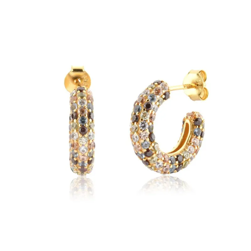 Set of Exceptional Rainbow Zircon Jewelry Collection